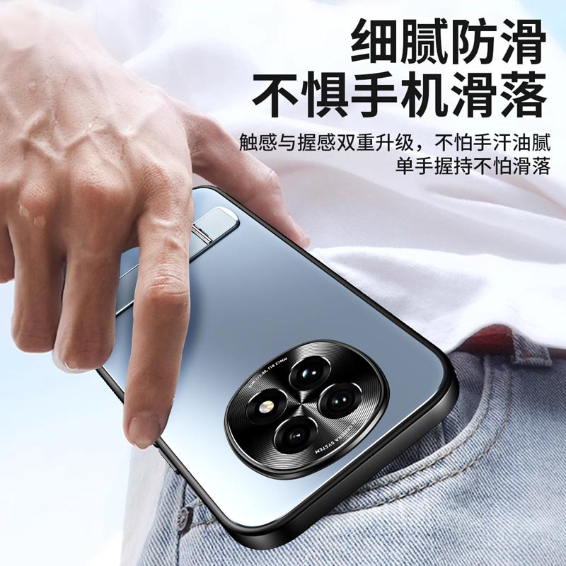 圣幻 适用于OPPO A5Pro极光系列横支架款壳oppoA5磨砂壳防摔壳自带支架防滑防摔时尚壳