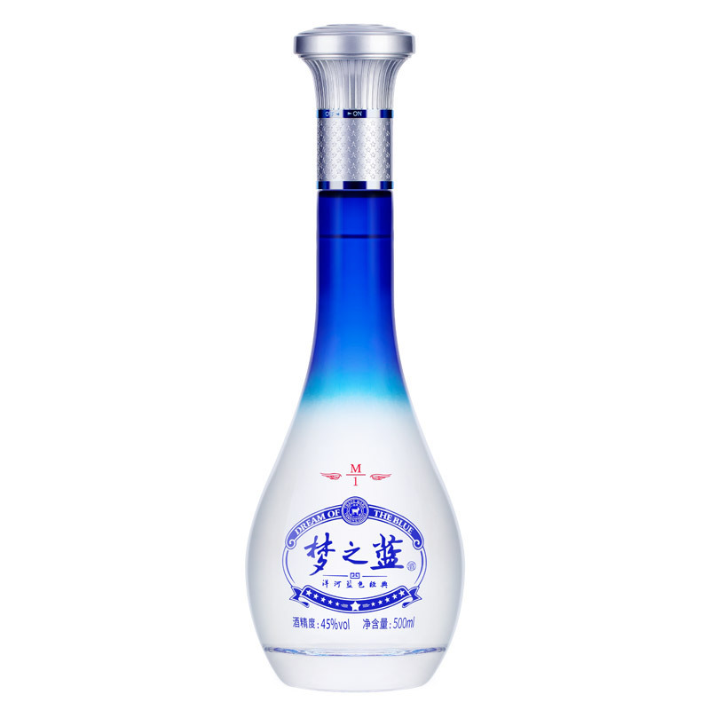 洋河(YangHe)蓝色经典 梦之蓝 M1尊享版 45度 500ml*4瓶整箱 浓香型白酒