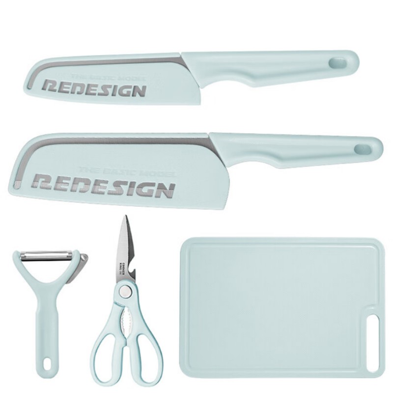 炊大皇 蔚蓝刀具五件套TZ12高清大图