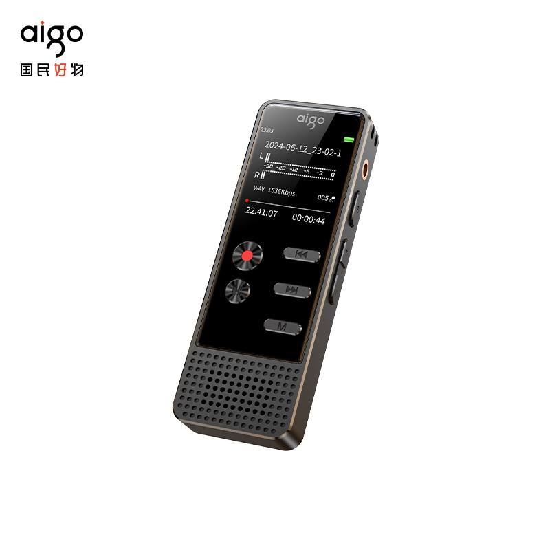 爱国者(AIGO) 录音笔R3377 32G黑色高清大图