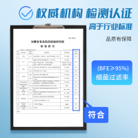 医用外科口罩医生专用一次性医疗夏季透气三层口罩单独立包装-蓝色独立pe装50只