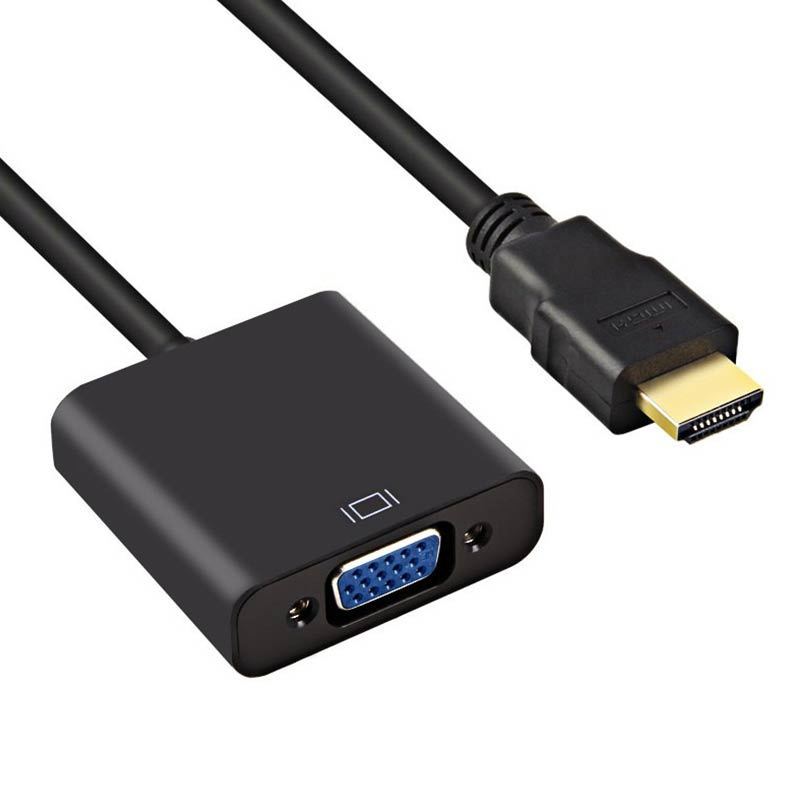 hphdmi转vga线高清视频转接头视频