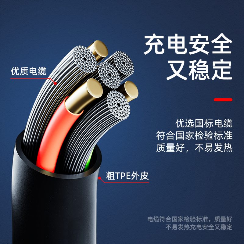 小贤妹新能源汽车充电器双温控放充电枪适用接地宝比亚迪北汽广汽3.5kw车载快充家用充电桩