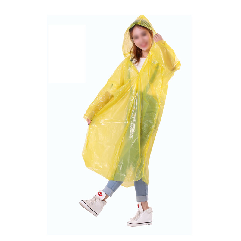 敏胤 MYL-6667 一次性加厚PE雨衣 混色高清大图