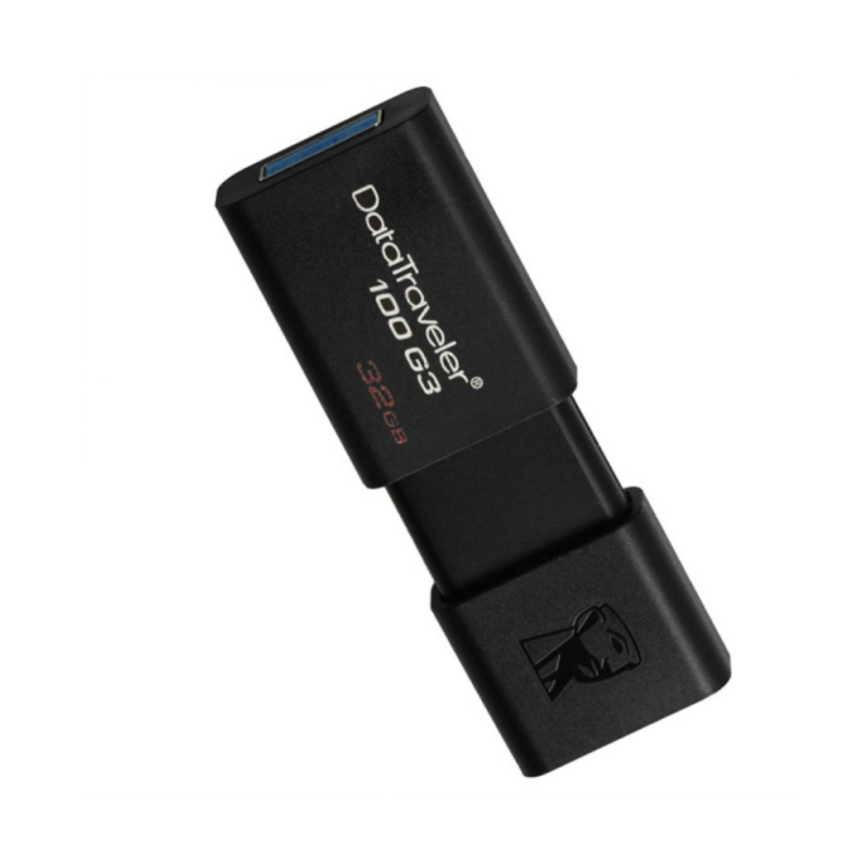 金士顿(Kingston)DT 100G3 32GB USB3.0 U盘 高速车载U盘 黑色