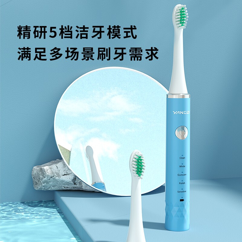 扬子 YANGZI DFC-001电动牙刷(充电款)蓝色高清大图