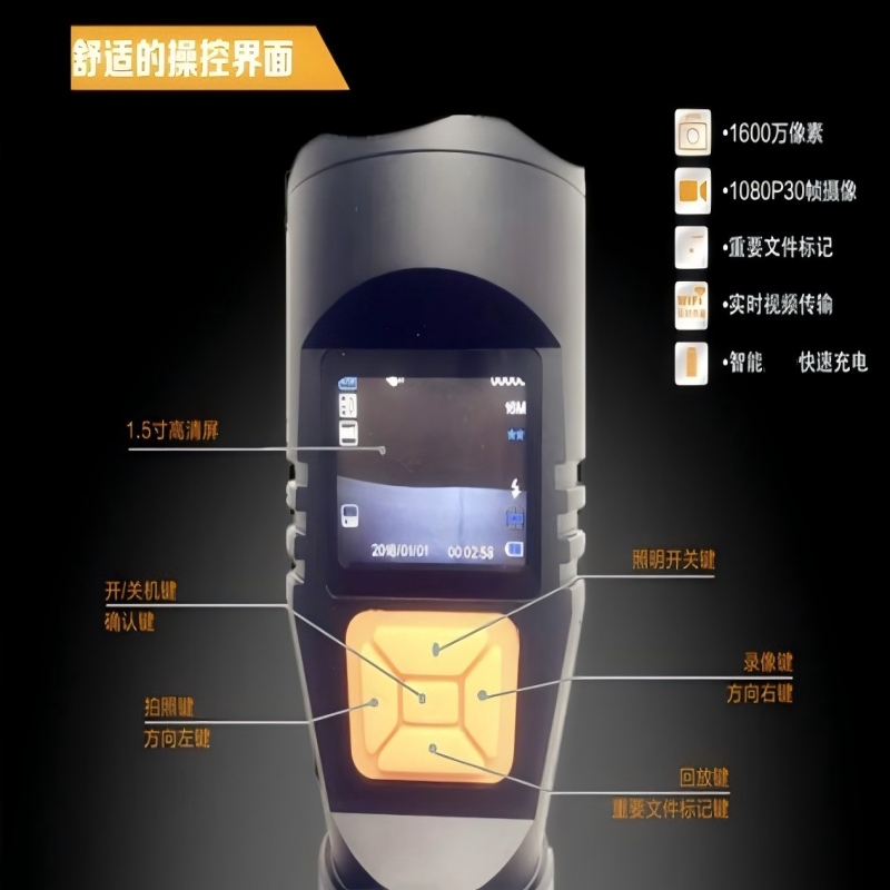 联芯达超亮远摄多功能手电筒强光防水一键切换坚固设计高清大图