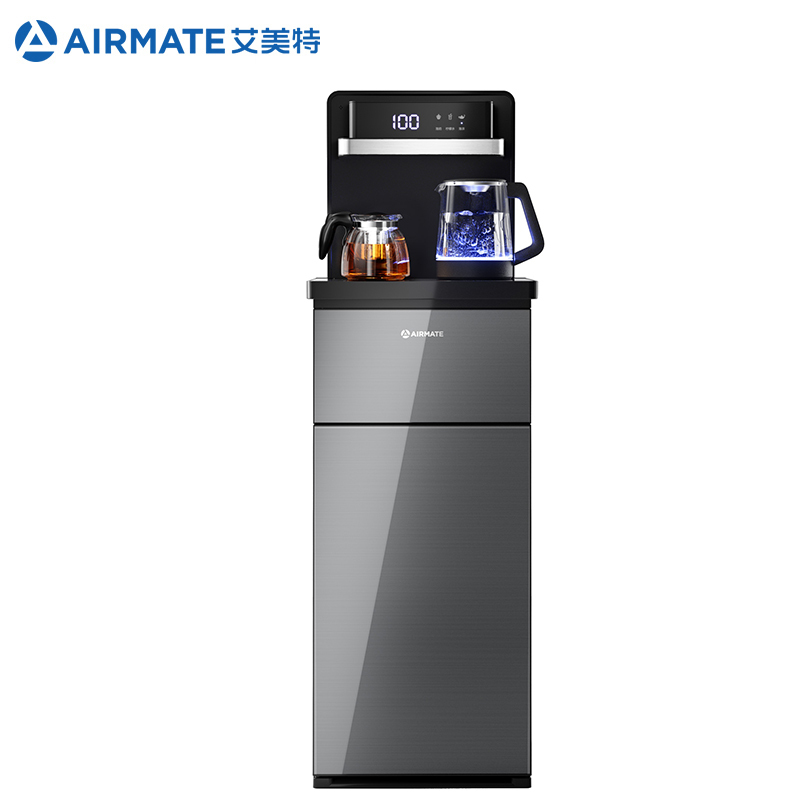 艾美特茶吧机 家用全自动智能饮水机 多功能办公室家用立式下置水桶 煮茶烧水电水壶YR526温热款