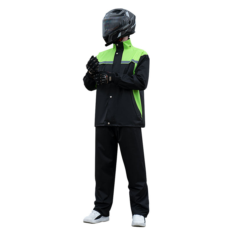 正雨雨衣雨裤套装男款摩托车骑行电动分体外卖骑手专用全身防暴雨高清大图