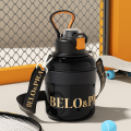 贝洛可 户外外出便携大容量跃动-随行墩墩保温壶 960ml BK230 黑色