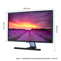三星(SAMSUNG)显示器 S24E390HL 23.6英寸电脑液晶显示器 臻彩广视角显示屏幕 24