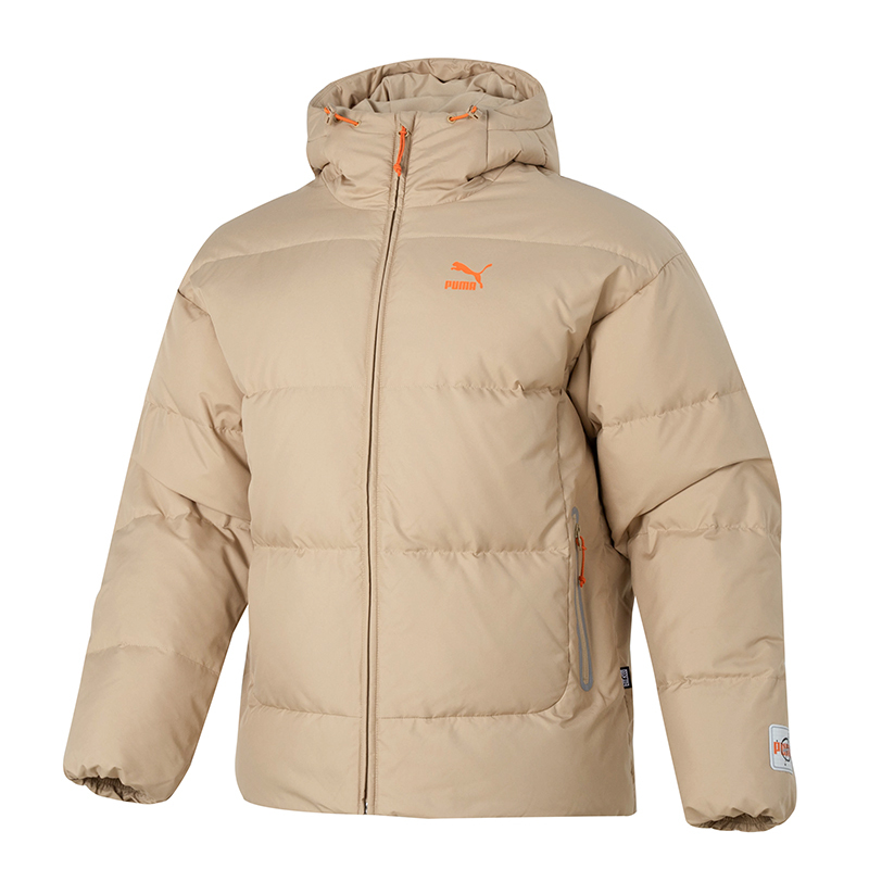 彪马(PUMA)羽绒服男装新款时尚简约舒适休闲运动服防寒保暖连帽外套 624529-84 ZP