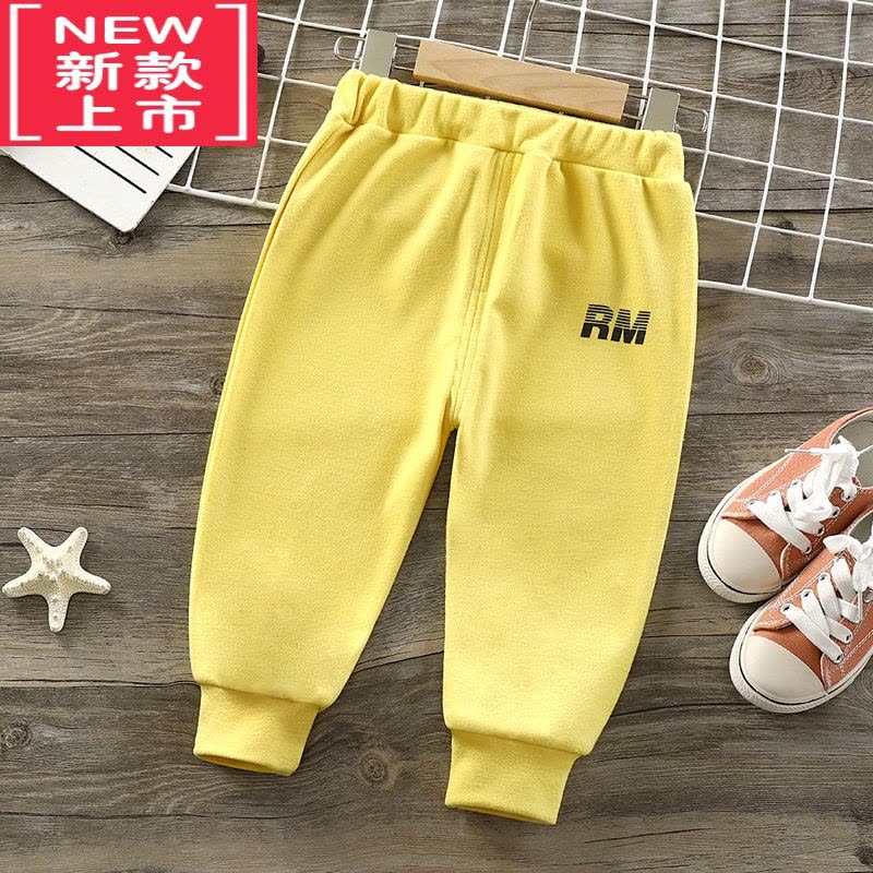 可莉允儿童德绒裤子加厚秋款季婴儿秋冬衣服男女宝宝秋裤保暖内衣保暖裤图片