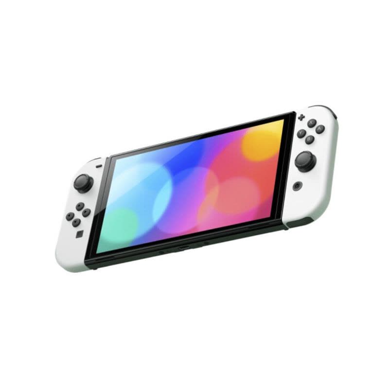 任天堂(Nintendo)Switch 家用体感游戏机 掌上游戏机 续航增强OLED 白色 港版+塞尔达王国之泪游戏卡带图片