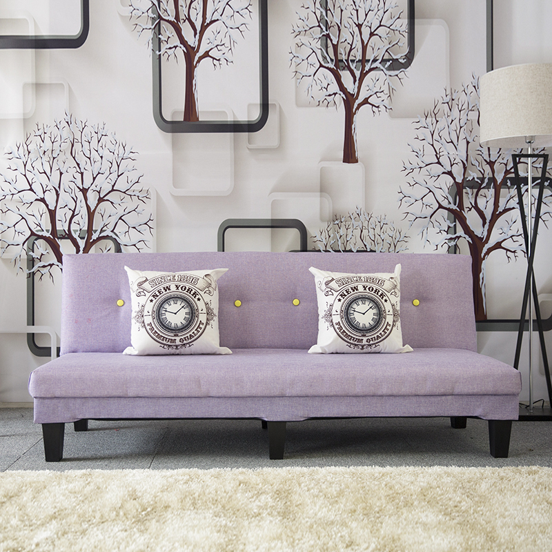 沙发小户型出租房屋用网红款闪电客客厅简易可折叠沙发床两用经济型