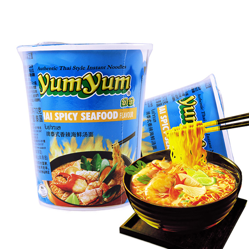养养 Yumyum 方便面养养 Yumyum 方便面杯面泰国进口泰式香辣海鲜汤面70g杯速食泡面零食宵夜 价格图片品牌报价 苏宁易购点点客食品专营店