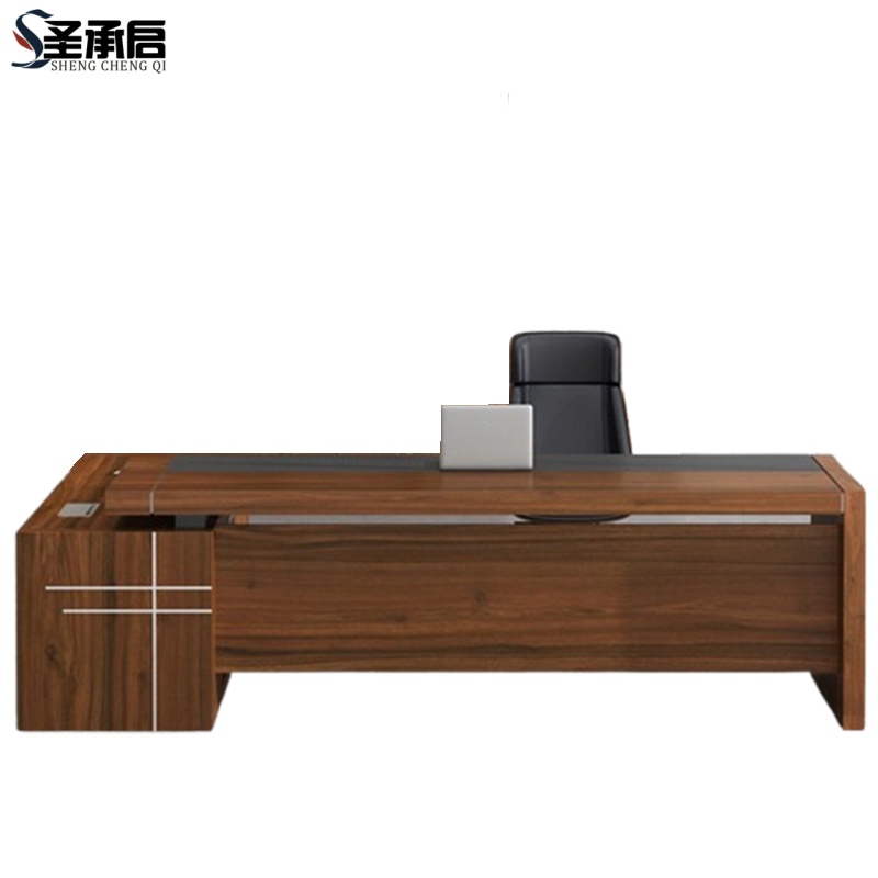 圣承启 办公桌 1.8米含椅张高清大图