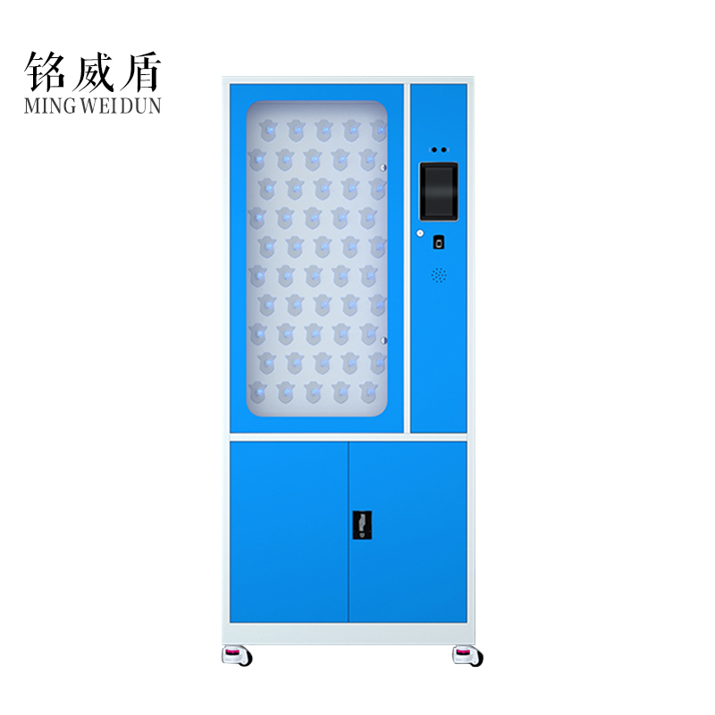 铭威盾智能钥匙柜指纹刷卡密码锁钥匙收纳箱定制壁挂落地管理钥匙柜50位
