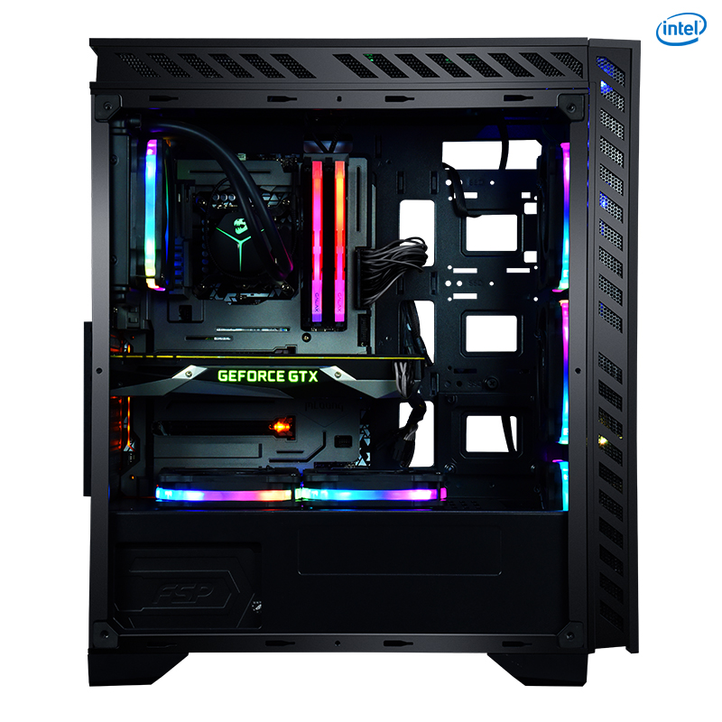 名龙堂(MLOONG) i9 9900K/RTX2070 八核高端水冷DIY游戏吃鸡台式电脑主机高清大图