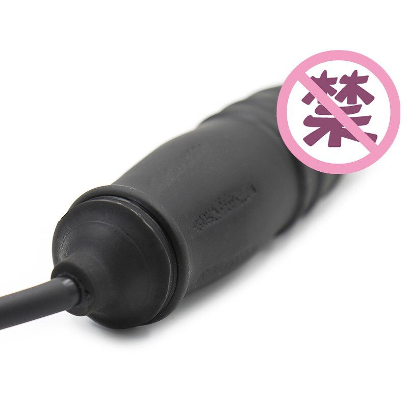 桃色缘 充气款后庭菊部自嗨玩具扩肛器仿真阳具肛塞 sm情趣用品男女用器具另类玩具夫妻刺激成人性调 B款仿真黑阳具充气肛塞高清大图