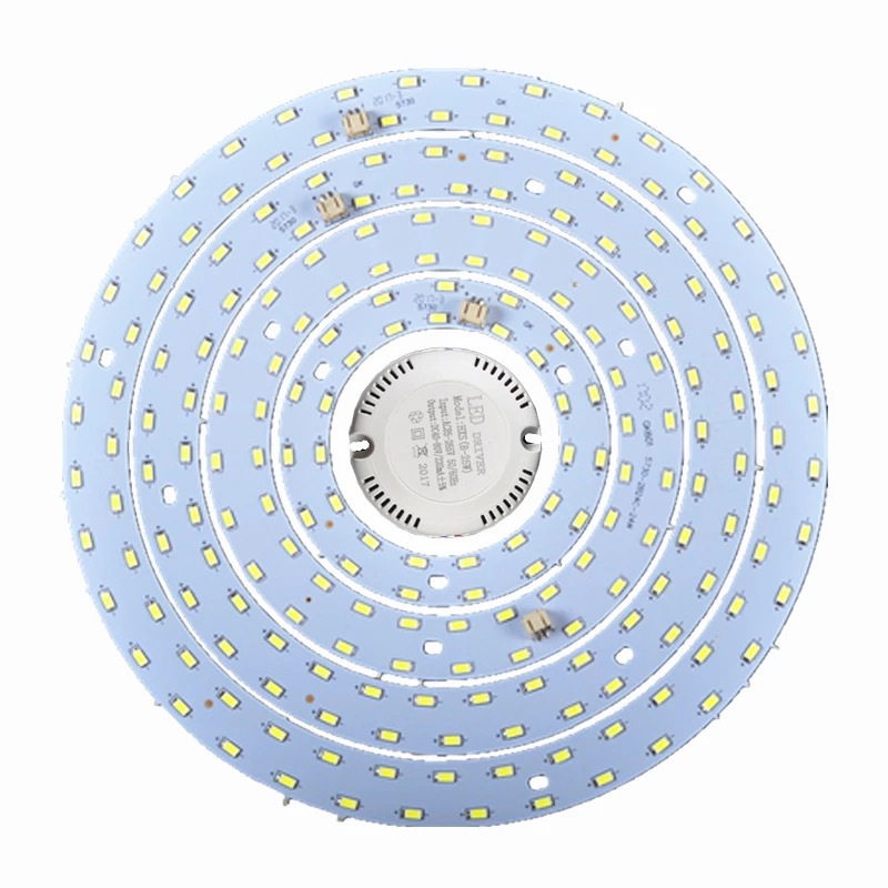 led吸顶灯圆形改造灯板灯盘灯条灯管家用灯芯灯珠节能灯贴片灯片白色