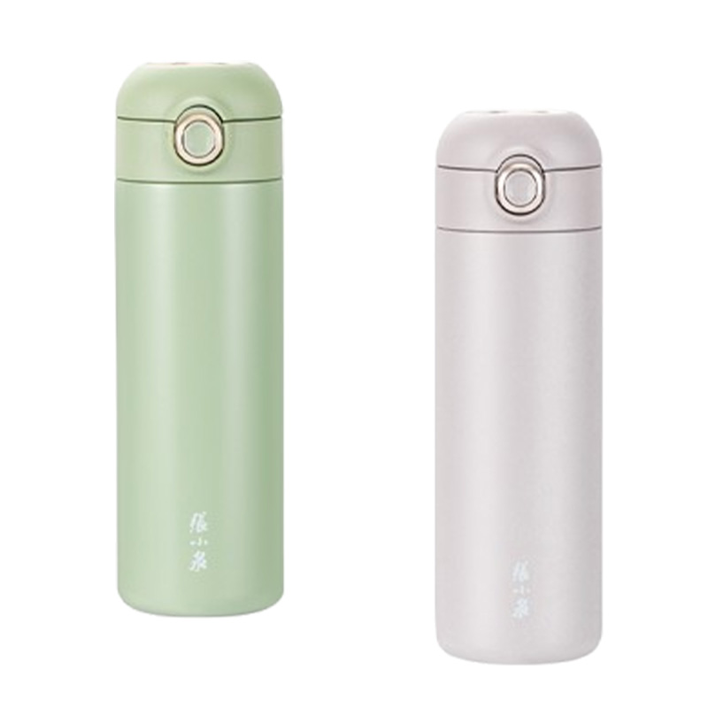 张小泉保温杯400ml按压式弹跳杯C42850100/C42850150(颜色随机)