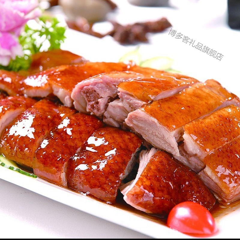 正宗广味烧鹅熟食肉菜熏烤鹅肉香不柴不腻开袋即食