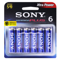 索尼(SONY) 5号AA碱性电池AM3-B6D 家用常备 干电池儿童玩具体重秤批发遥控器鼠标电池
