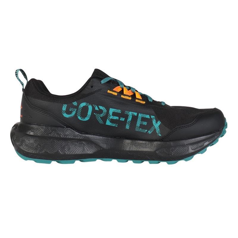 亚瑟士(ASICS)男士专业越野跑鞋GTX防水透气抓地力强户外徒步训练