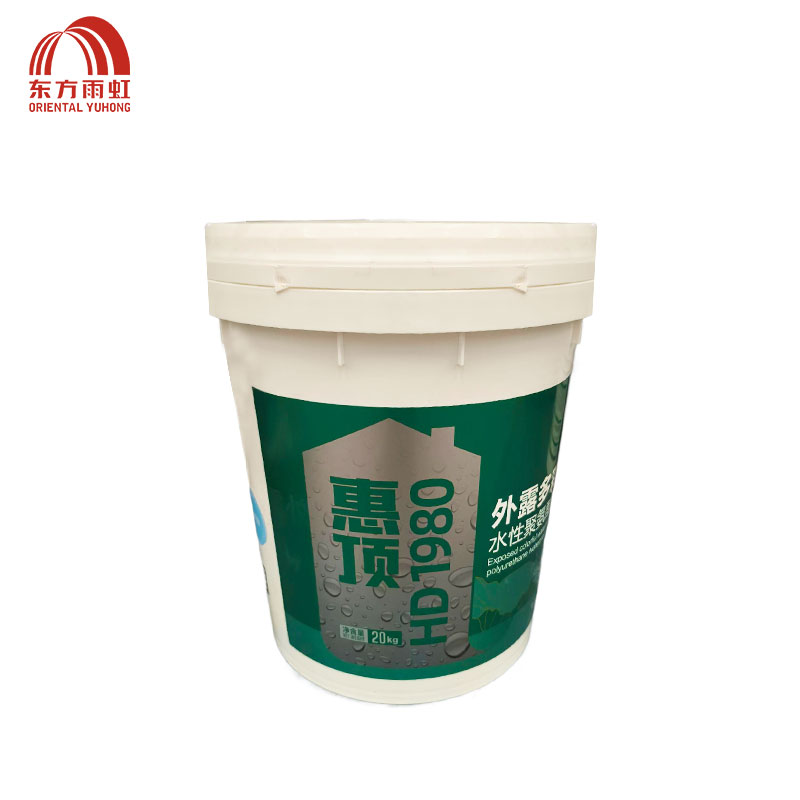 东方雨虹 惠顶外漏多彩水性聚氨酯防水涂料 HD1980 桶高清大图