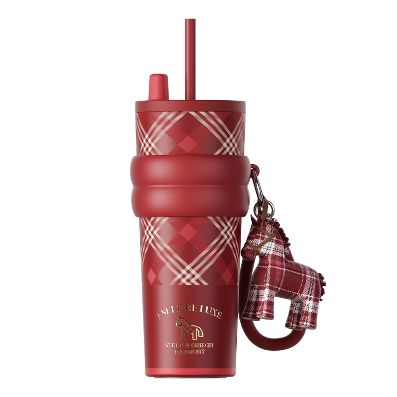 世大家 极光星夜吸管杯(不含帆布袋)710ml陶瓷-赤格骏章(红)高清大图