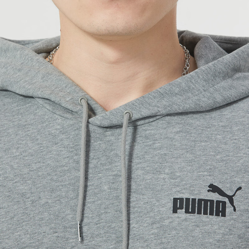 彪马(PUMA)男装运动服跑步训练健身休闲连帽卫衣套头衫 589038-03