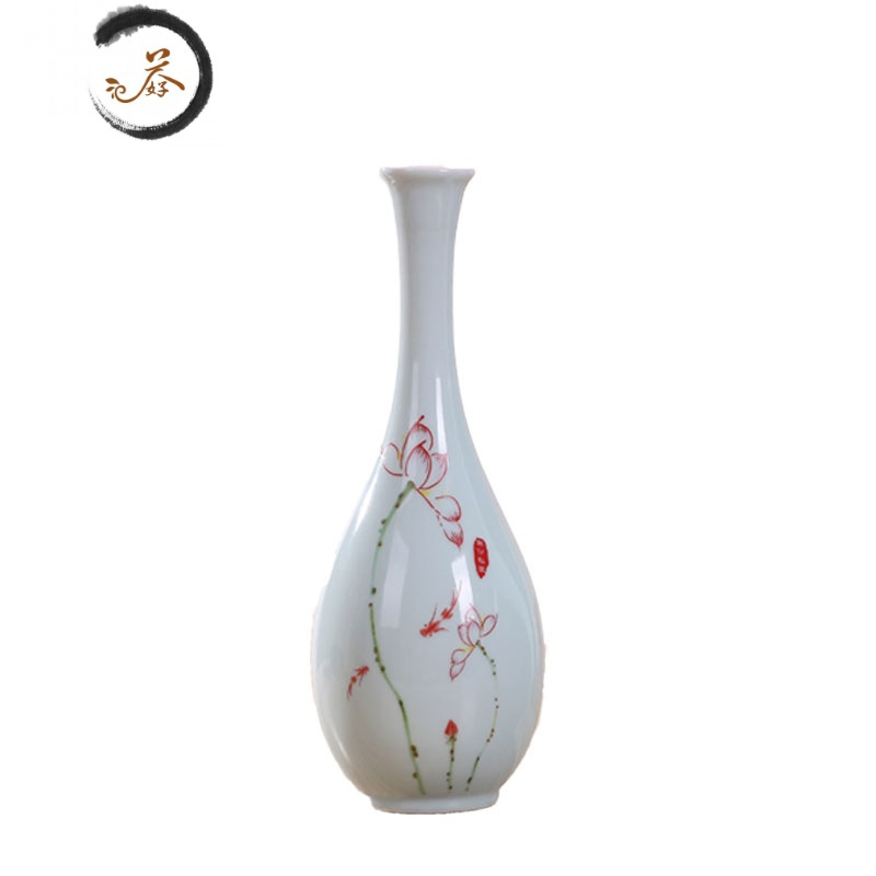 陶瓷酒瓶一斤装饰创意家用小空瓶白酒壶密封定制酒瓶子套装1斤水滴瓶