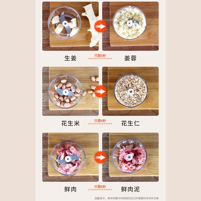 艾贝丽USB蒜泥机 SR01搅拌机高清大图
