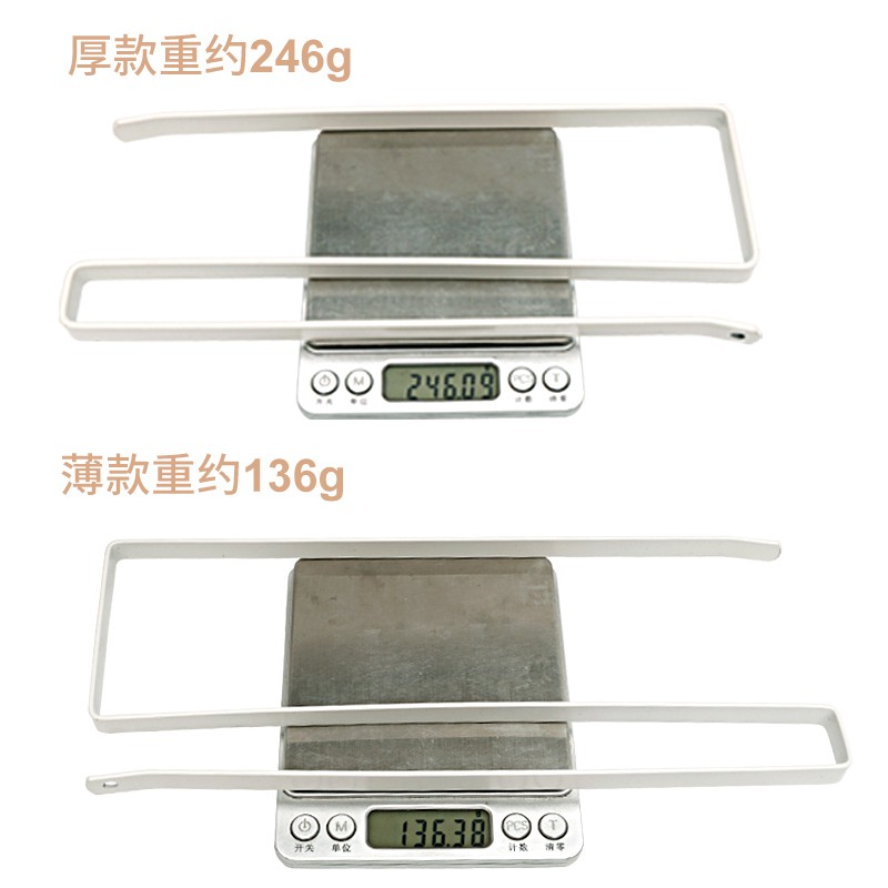 厨房纸巾架免打孔懒人抹布架橱柜保鲜膜收纳置物挂架创意卷纸巾架收纳层架 三维工匠高清大图
