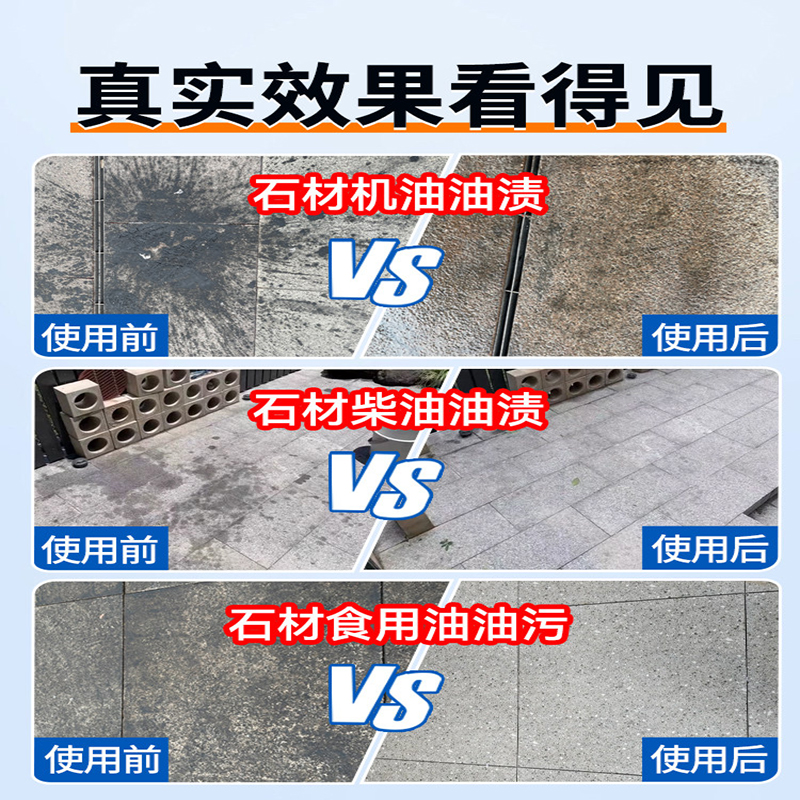 科诚正域 石材除油剂2.5L*2桶 GZNY-465高清大图