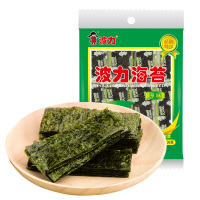 波力海苔原味30gx2袋海味 海苔即食儿童休闲零食寿司辅食紫菜脆片