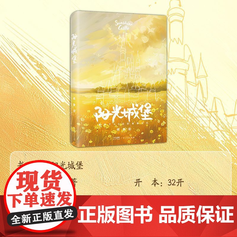 阳光城堡 校园青春文学情感与成长的故事 言情现代文学小说 高中生初中生课外书广东人民出版社高清大图