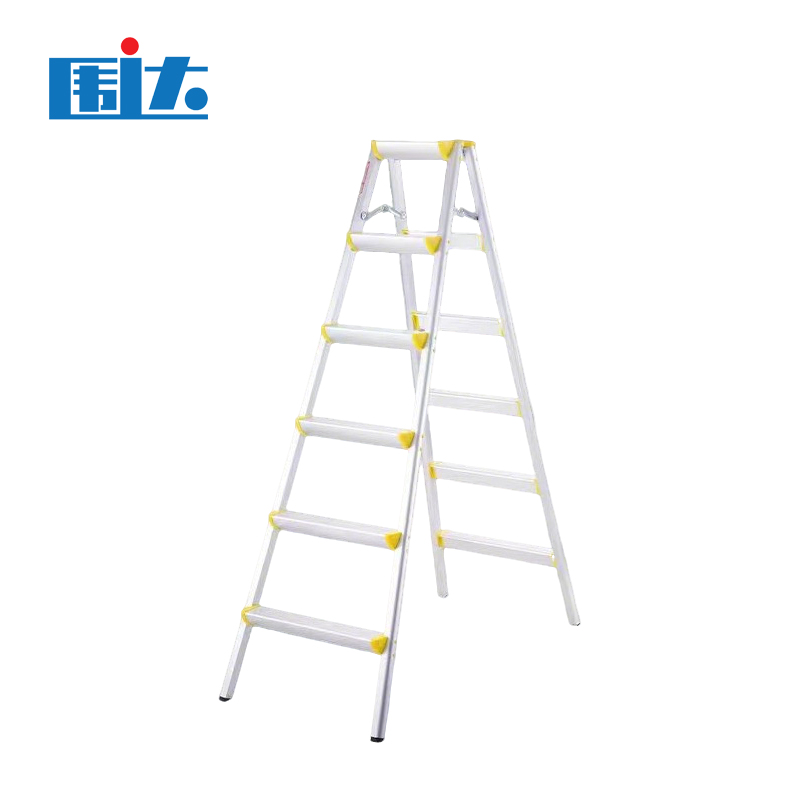 围达 铝合金双侧折叠梯 1.5m(6步) 个高清大图