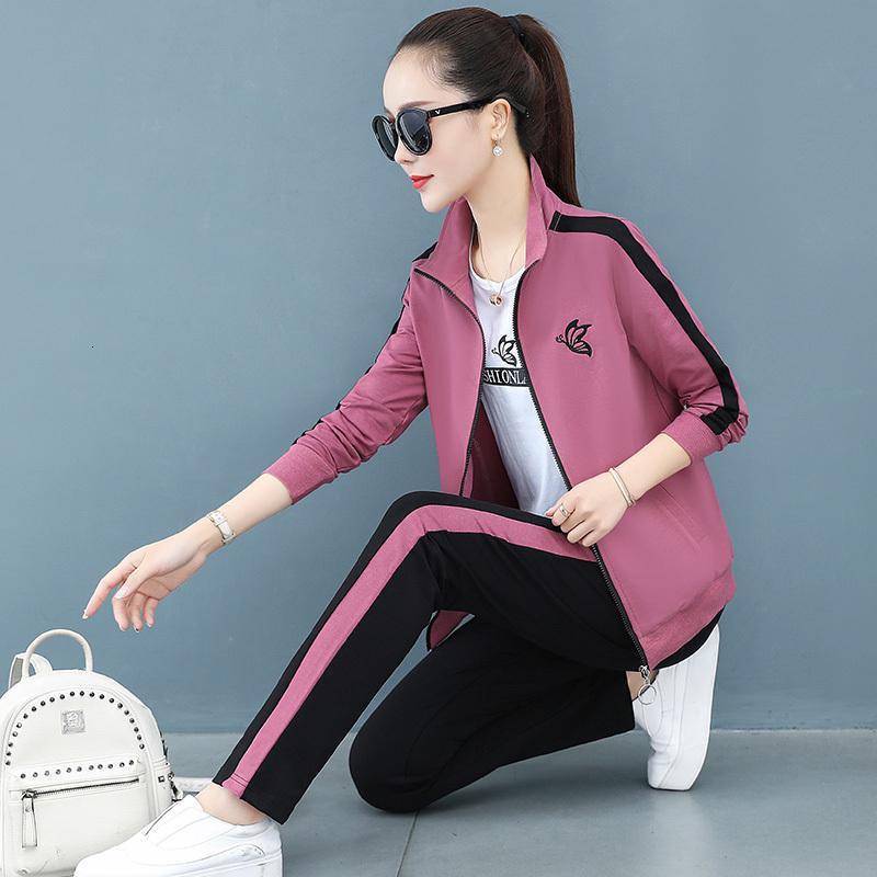 2020女套装季女款运动套装休闲两件套套装潮流时尚套装官方旗舰店视频
