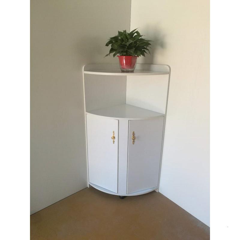 客厅边柜木闪电客简约带角柜墙角柜储物柜转角柜卧室圆弧置物架