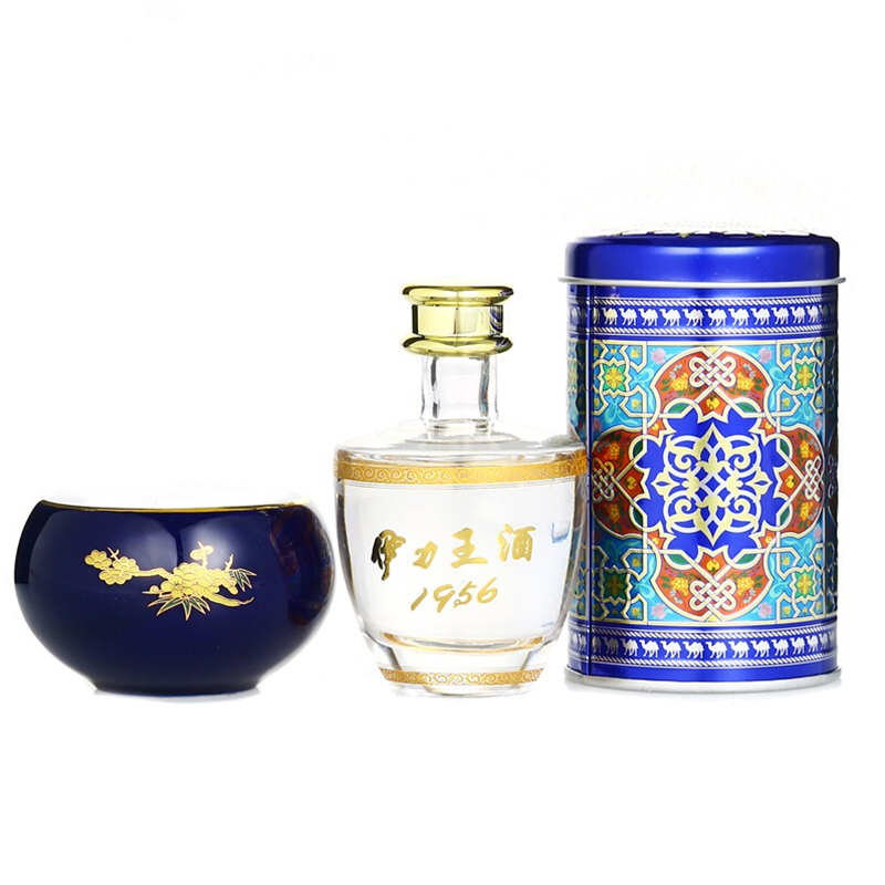 限量500件52度伊力特伊力王500ml6瓶蓝王整箱铁盒装高度浓香型白酒配