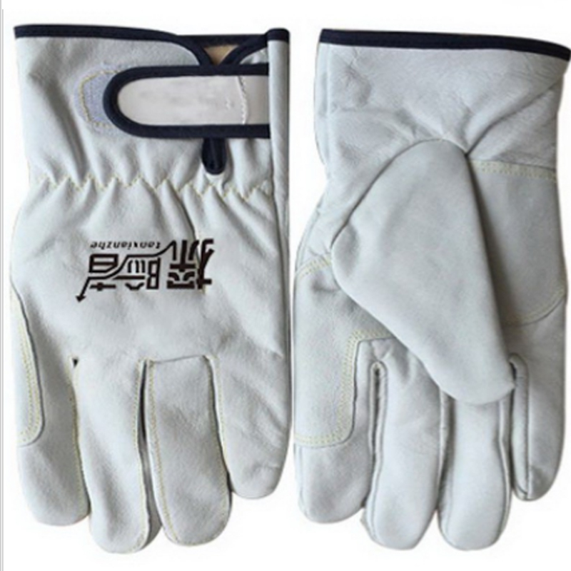 TANXIANZHE/探险者羊皮手套TANXIANZHE-BA-106白色搭扣羊皮均码副高清大图