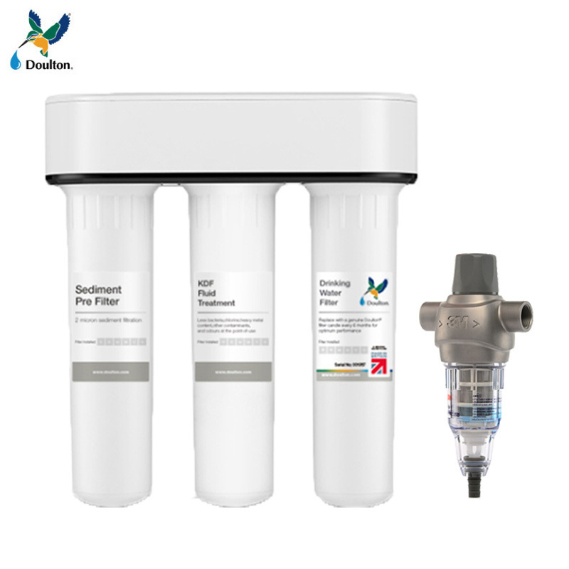 英国Fairey道尔顿DoultonDIP301家用厨房净水器+前置过滤器BFS1-100全屋入户过滤 正品