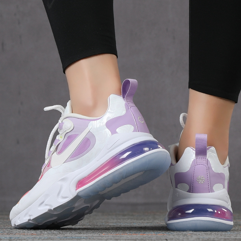 NIKE/耐克 女鞋 2020新款AIR MAX 270 REACT缓震气垫舒适运动鞋 CU2995-911