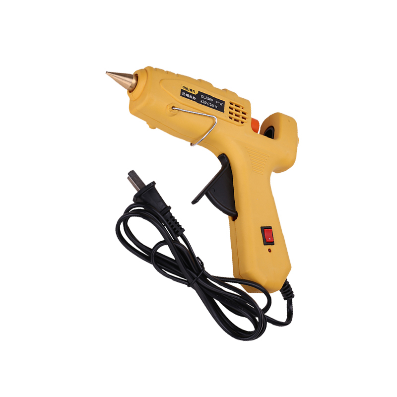 得力deli60w热胶枪热熔胶枪dl2560台视频