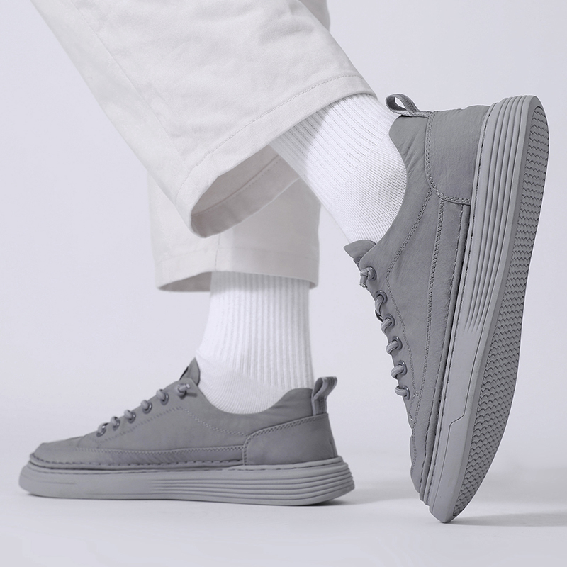 线下专柜同款卡帝乐鳄鱼cartelo新款时尚冰丝布男士休闲鞋男鞋板鞋