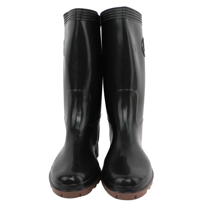 双安 PM95耐油食品靴 耐酸碱 模压靴 36码 黑色高清大图