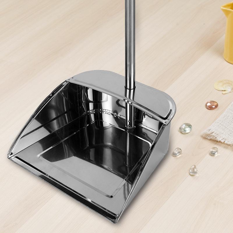 簸箕单个箕畚箕铲子撮子加厚铁畚斗纳丽雅家用垃圾斗不锈钢垃圾铲