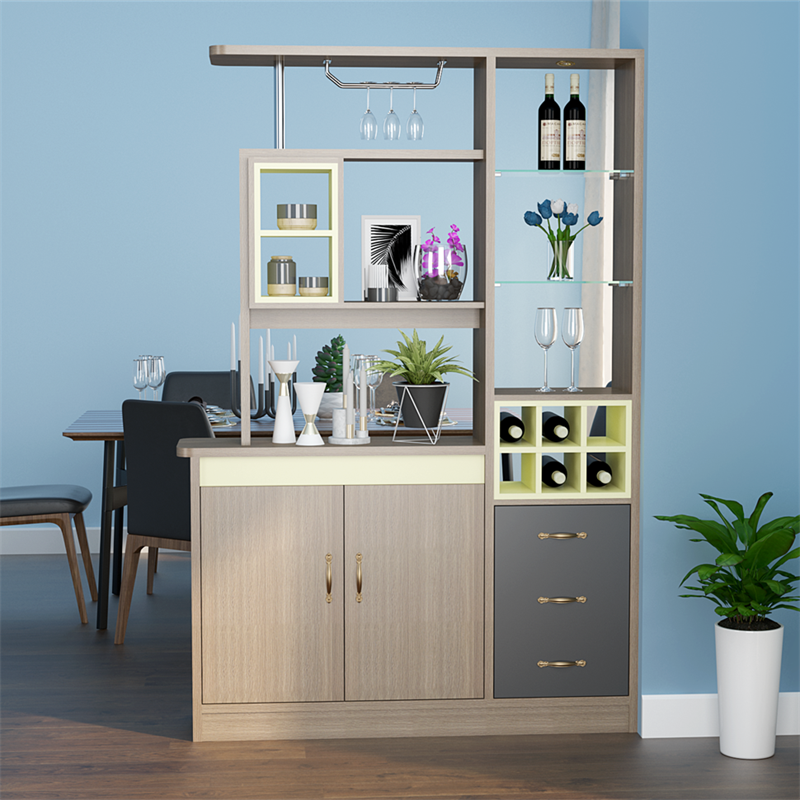 寻木匠简约现代玄关柜隔断柜鞋柜厅柜客厅装饰柜餐厅屏风柜置物架酒柜